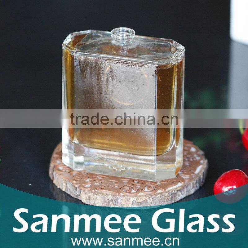 Supply Empty Glassware Bottle 100ml Clear Glass Bottle For Perfume
