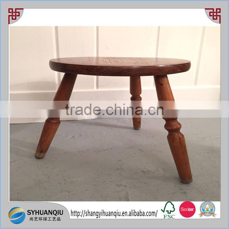 Large 12 inch Brown Painted wooden spindle table chair legs