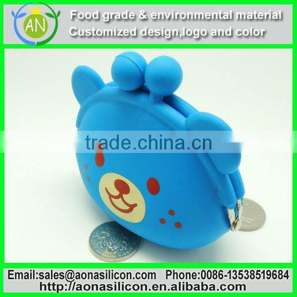 silicone baby bear printed hand bag