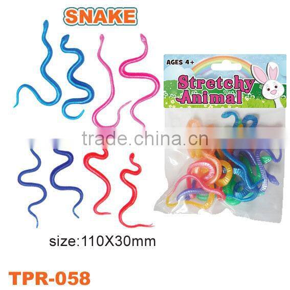 Halloween Soft Plastic Stretchy Snakes Toys