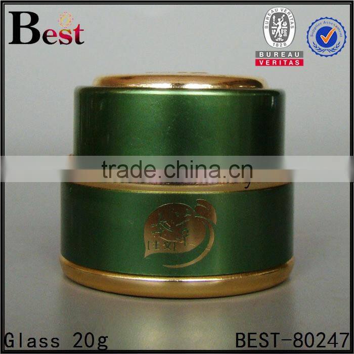 empty aluminum jar with cap pink blue black blue 5g 10g 15g 20g 30g aluminum glass cream jar