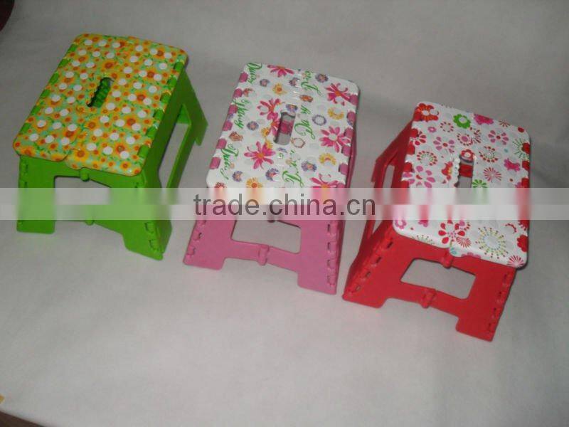 Plastic fold stools,fold step stools,plastic houseware