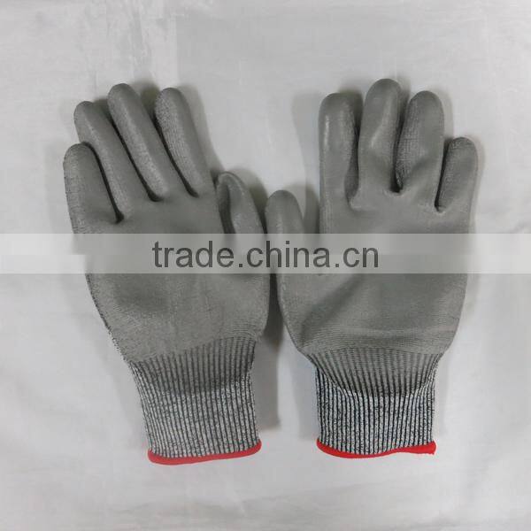 High Quality PU Coated Cut Resistant Gloves