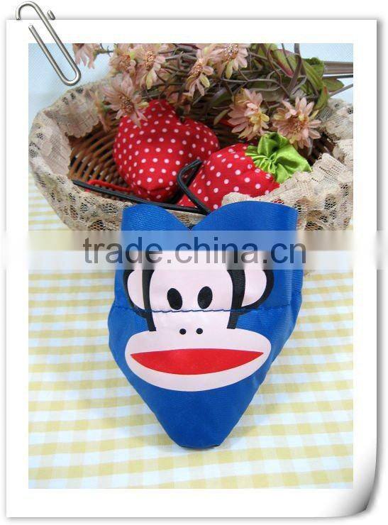 Customized Printing High Quality Nylon 190T Cartoon Folding Shopping Bag