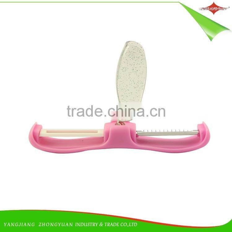 ZY-N3001 kitchen gadgets multi functional double head vegetable peeler