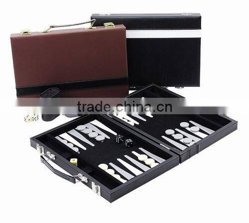 Backgammon In Aluminum Case / chess and backgammon