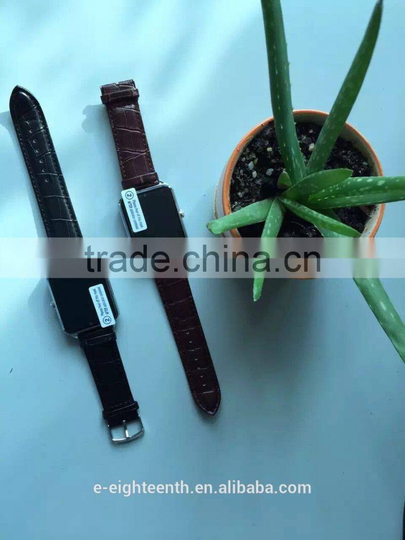 private tooling Cheap factory price waterproof digital Bluetooth smart watch with soft metal wrist band