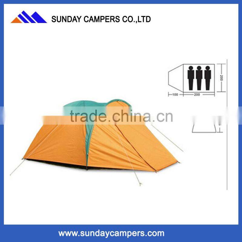 New arrival cheap 3-4 person waterproof heavy duty tents for camping