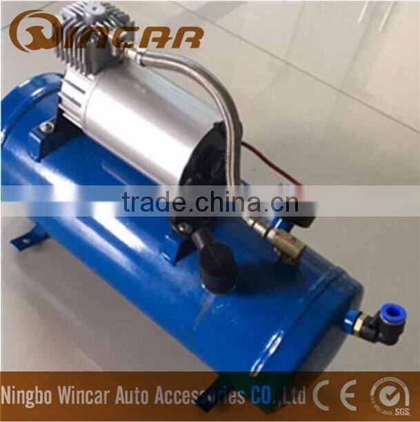 DC 12v air horn compressor with 6L/8L tank