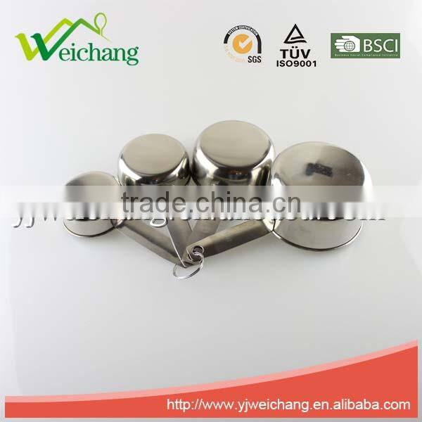 WCTS050 Stainless Steel Tools and Gadgets 4-Piece Measuring Cup Se