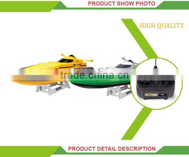 Newest 3 channel hight speed big rc bait boat for boy