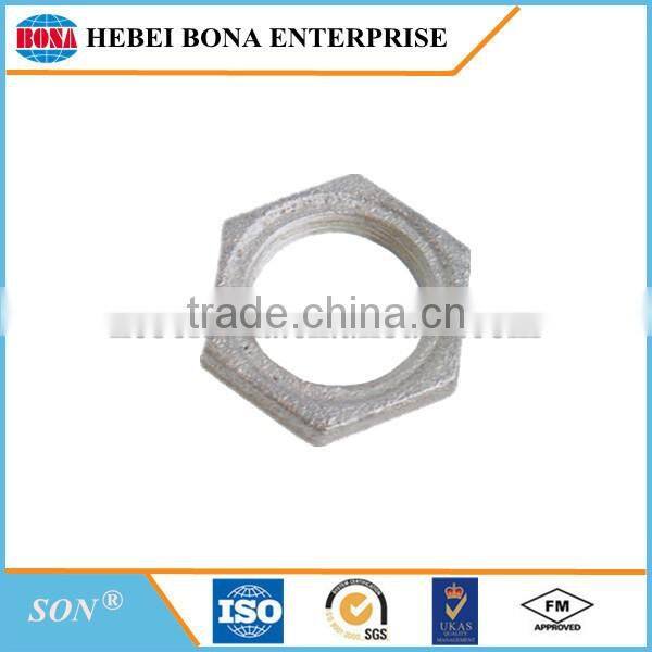 "SON" brand hot dipped galvanized BS standard malleable iron pipe fittings with low price
