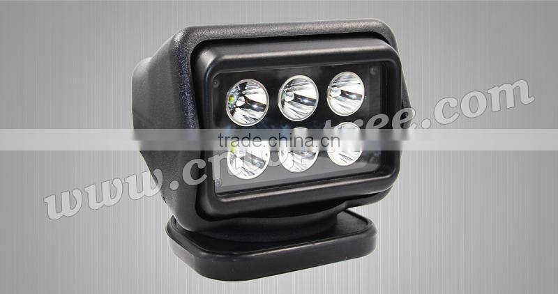 Cree 7'' 30W Marine Led Search Light 360 degree Wireless Remote Control