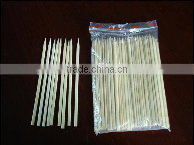 Promotional top quality food baking bamboo corn skewers