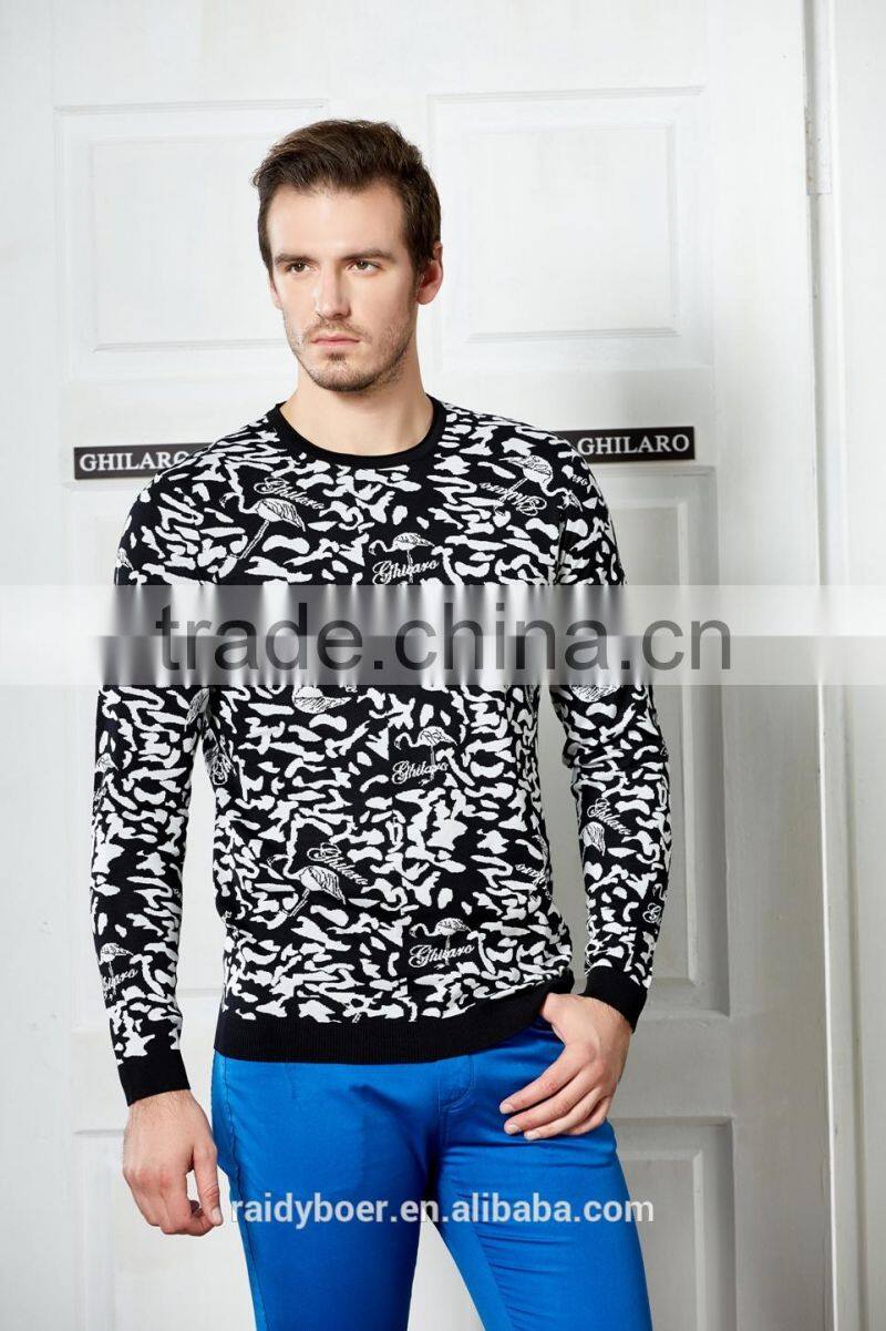 Raidy Boer Men's print knitwear