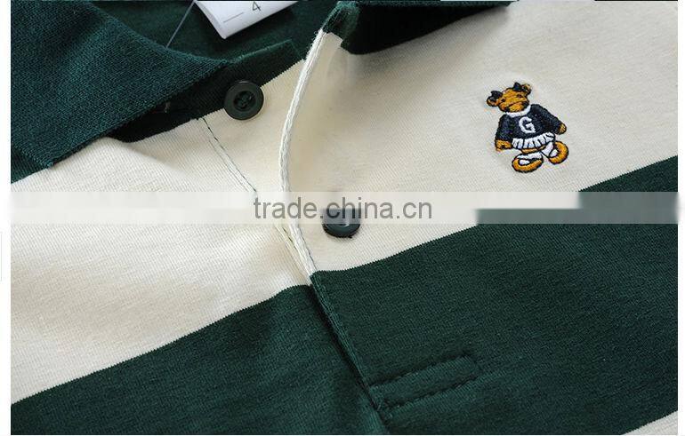 High quality custom print polo T shirt for boy kids