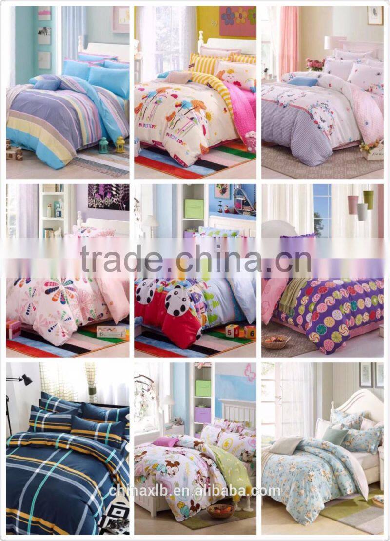 100% Polyester Material and Yarn Dyed Pattern sheet bed set