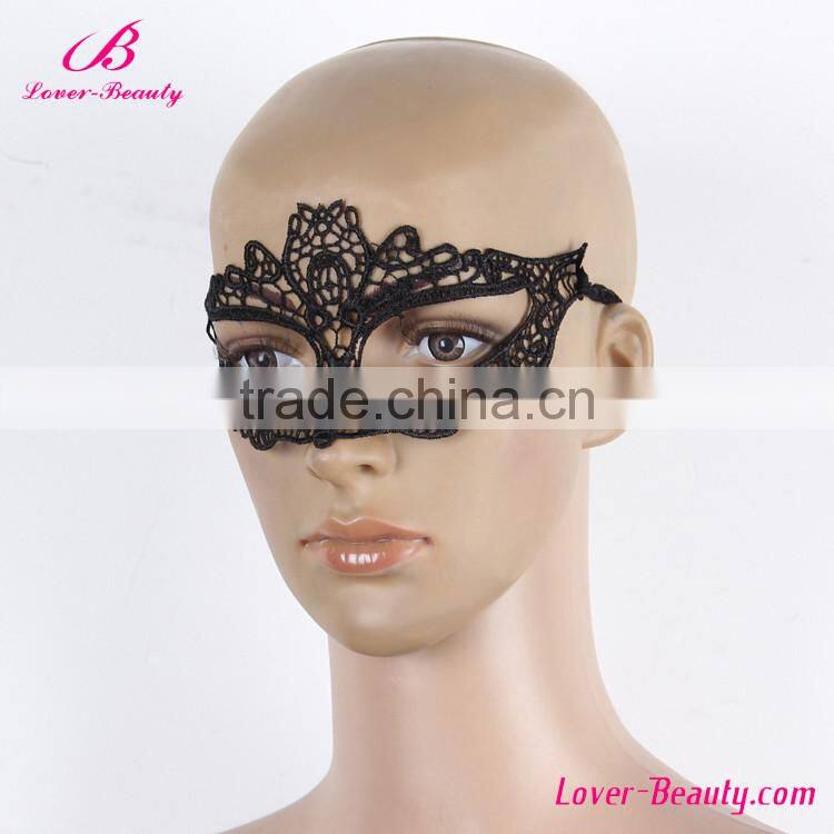 OEM design women cheap black face mask for dance
