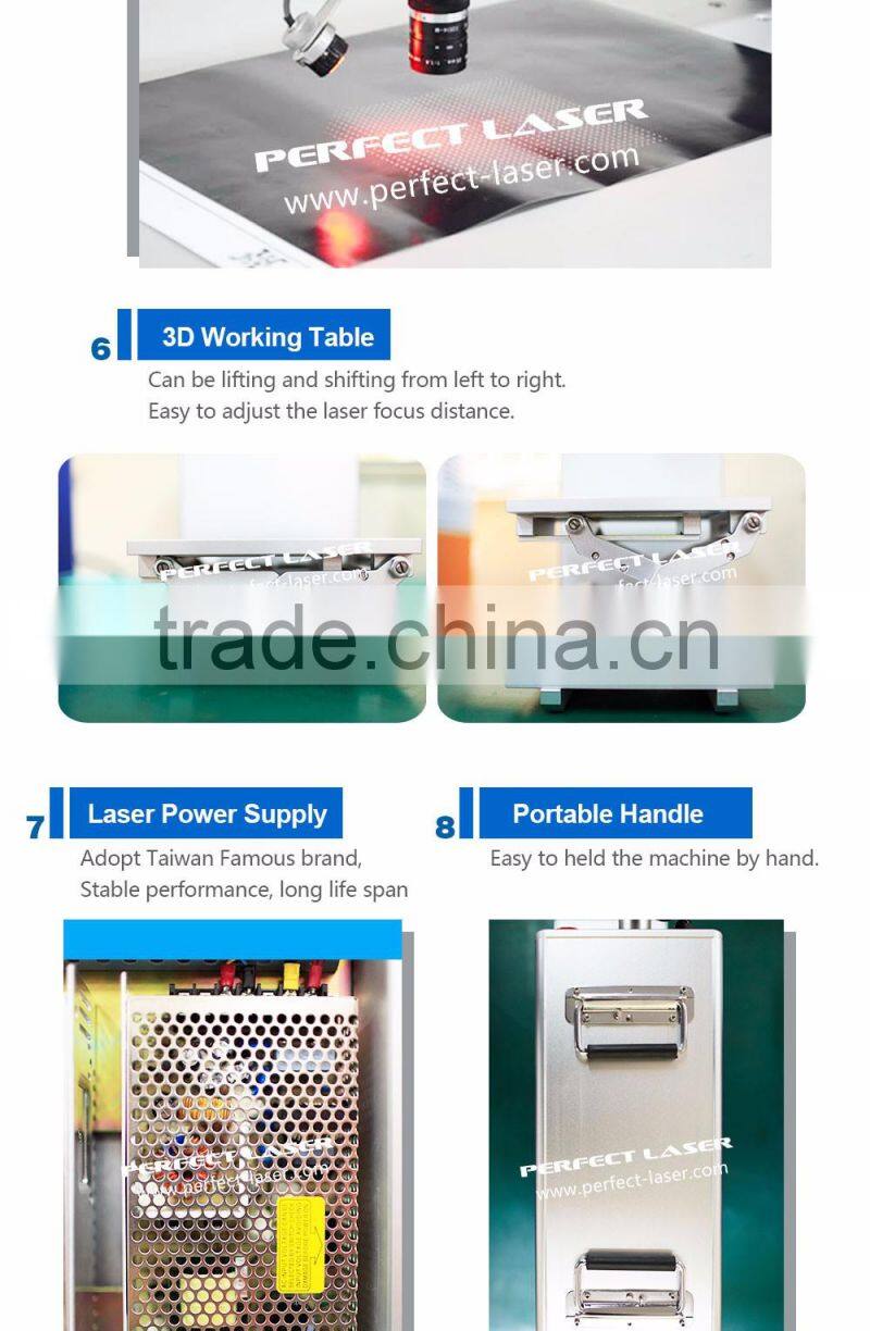 China machinery with 10W/20W/30 optional compact laser mark system