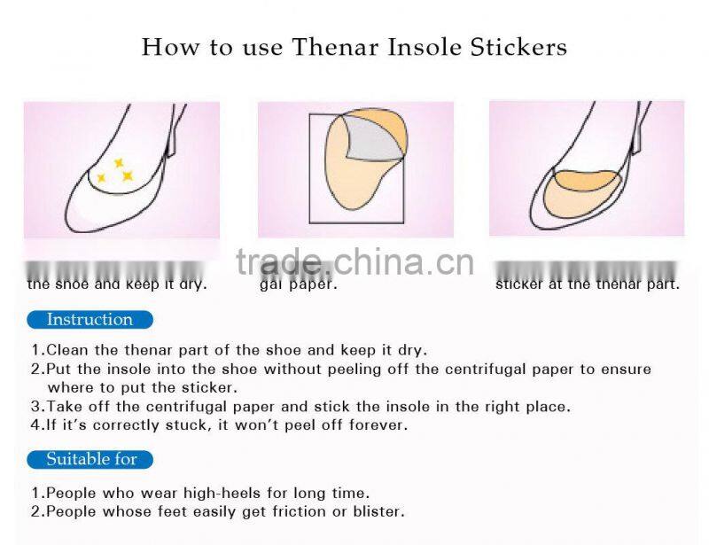 Pressure reducing massaging soft gel Insole pad