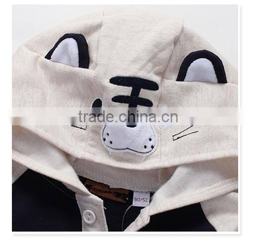 children animal tiger style cute fleece lesiure hoodie