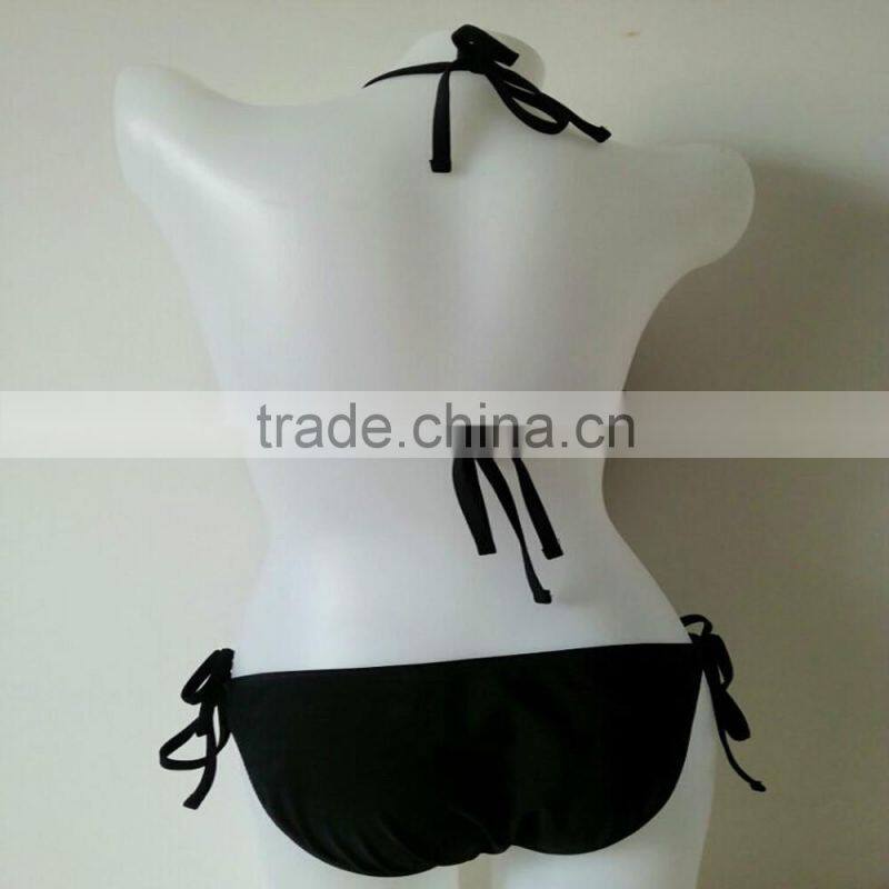 Top quality printing triangle women bikini swimwear