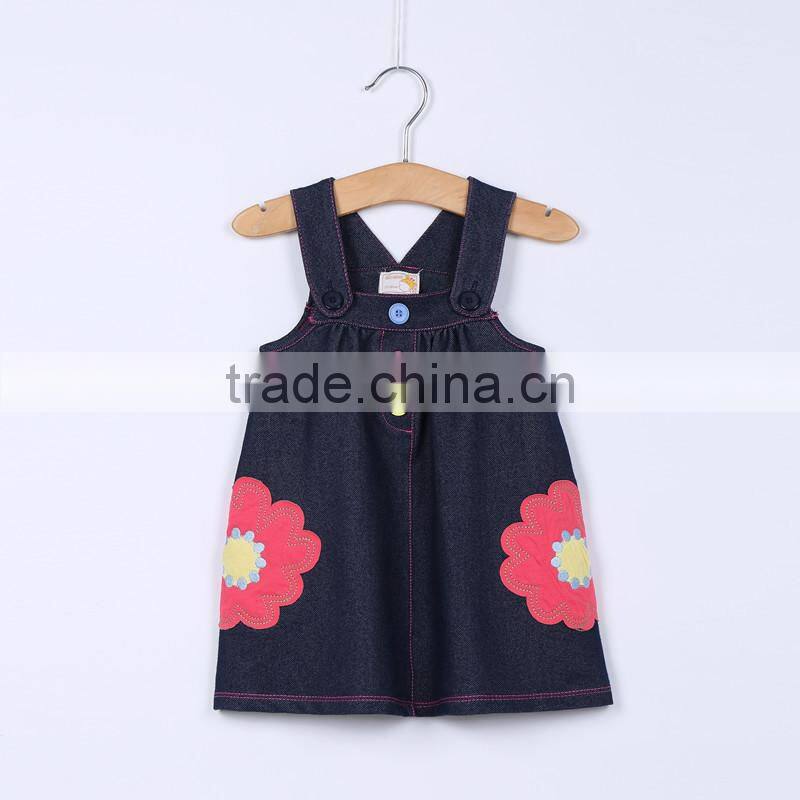 MGOO New Arrival Girl Casual Little Dress Sleeveless Patchwork Flowers For the Stage Vestidos CS001