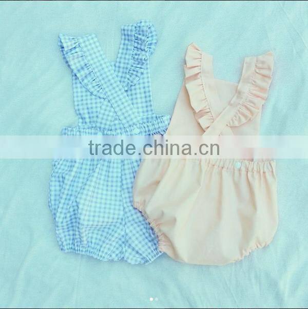 Baby Floral Patterns Vintage Romper Toddler Girls Cotton Sleeveless Bodysuit Infant Summer Clothing