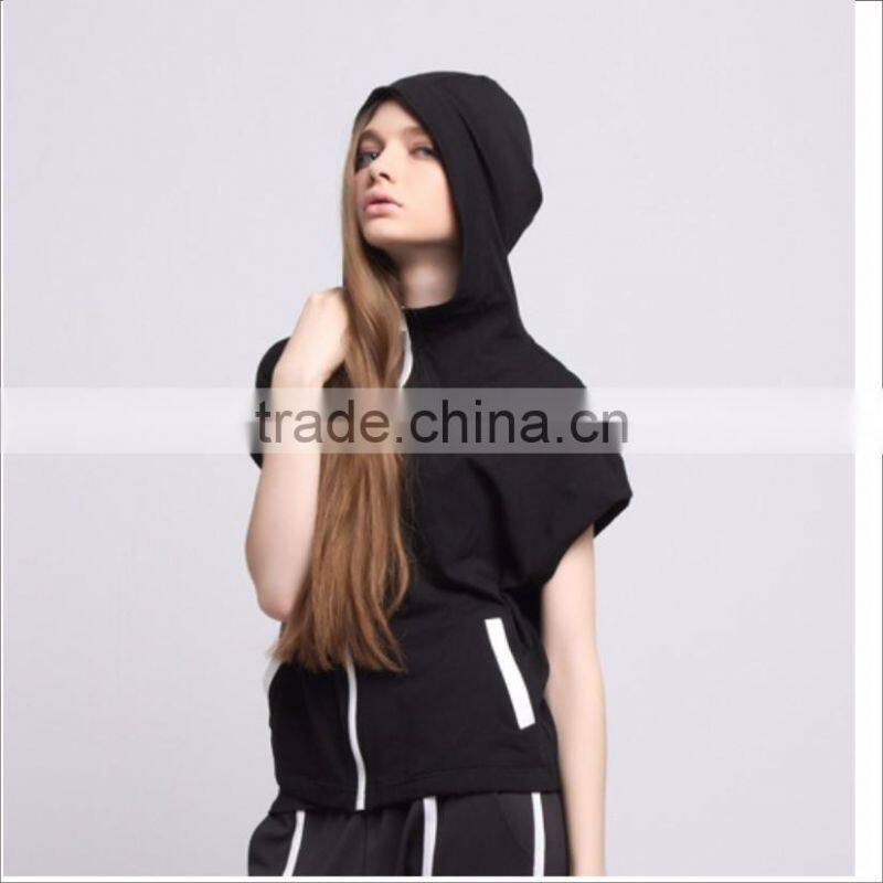 Women Custom Plain Zip OEM Hoodies