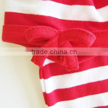 Newborn Baby Girl Bodysuit With Stripe Navy Style Kid Clothes Designs For Toddler Summer Short Sleeves Baby Romper