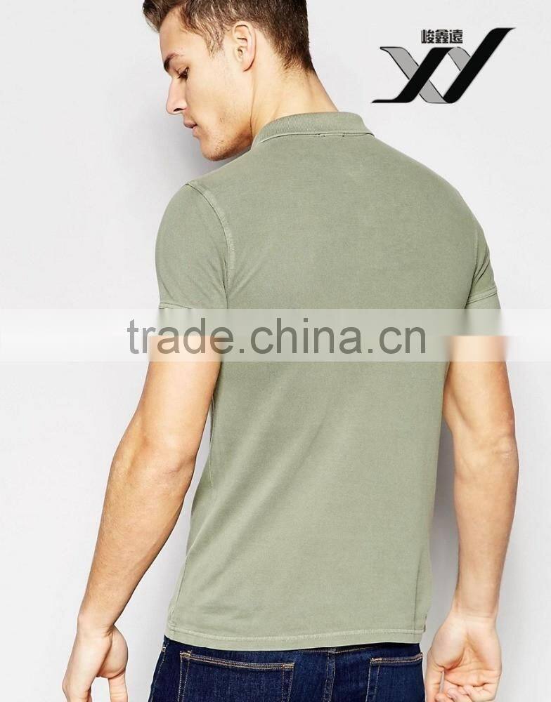 muscle polo shirt in fashionable design for man