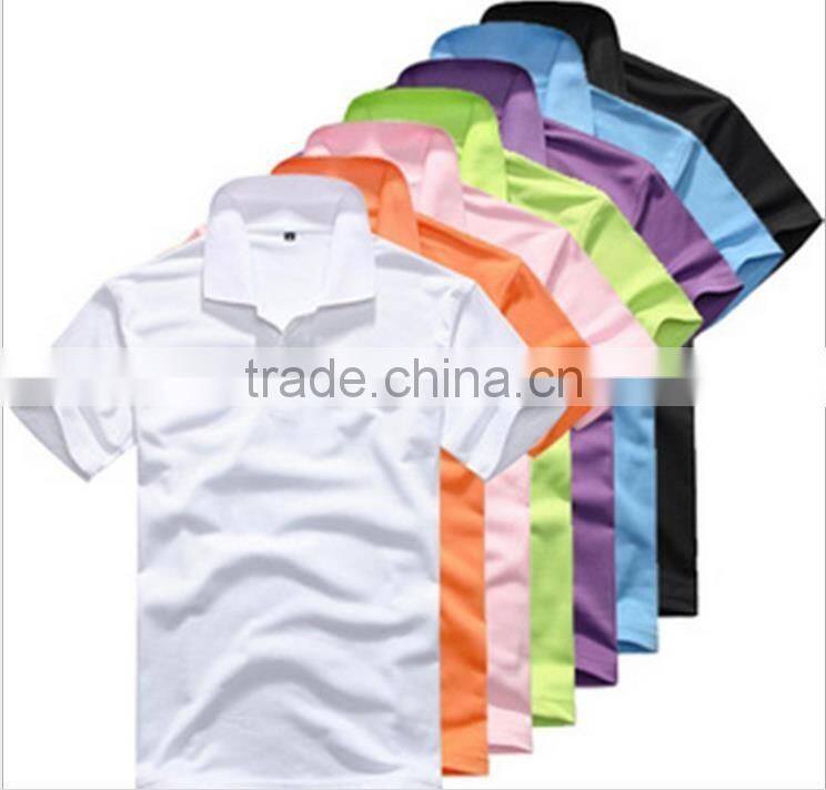 high quality cheap customized unisex's polo T-shirt