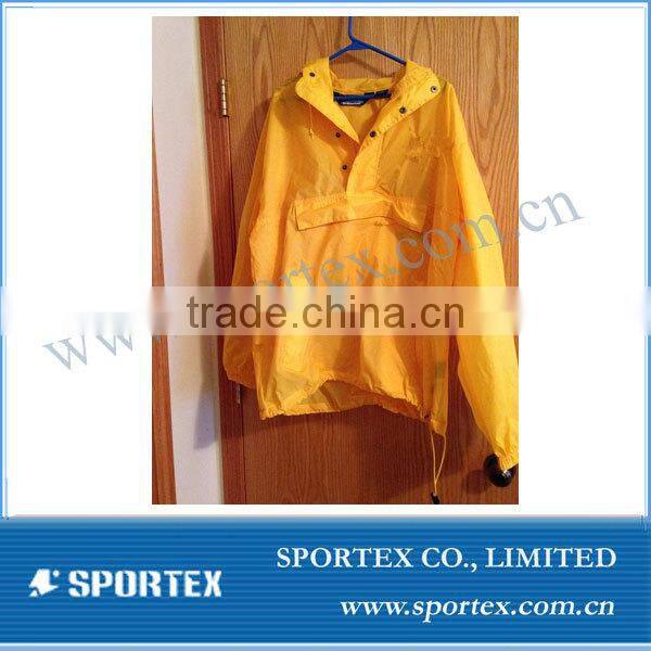 2015 Mens Women Rain wear, Hooded Knee Length Coats Jacket#YR-116