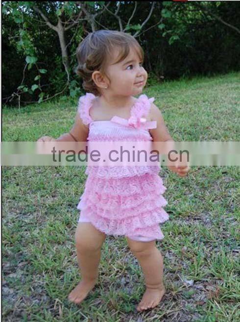 importing baby clothes from China NWT Boutique Bella Cabana Cutie Swimsuit Vintage Style rose red girls stripe cotton jumpsuit