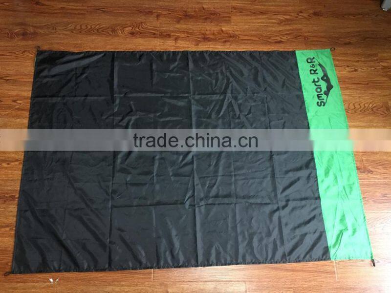 100 polyester custom foldable waterproof beach blanket