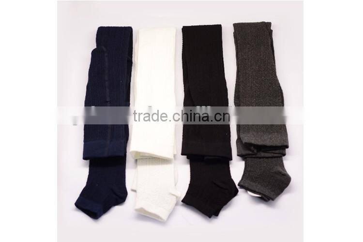 Footless double knit school girls pantyhose