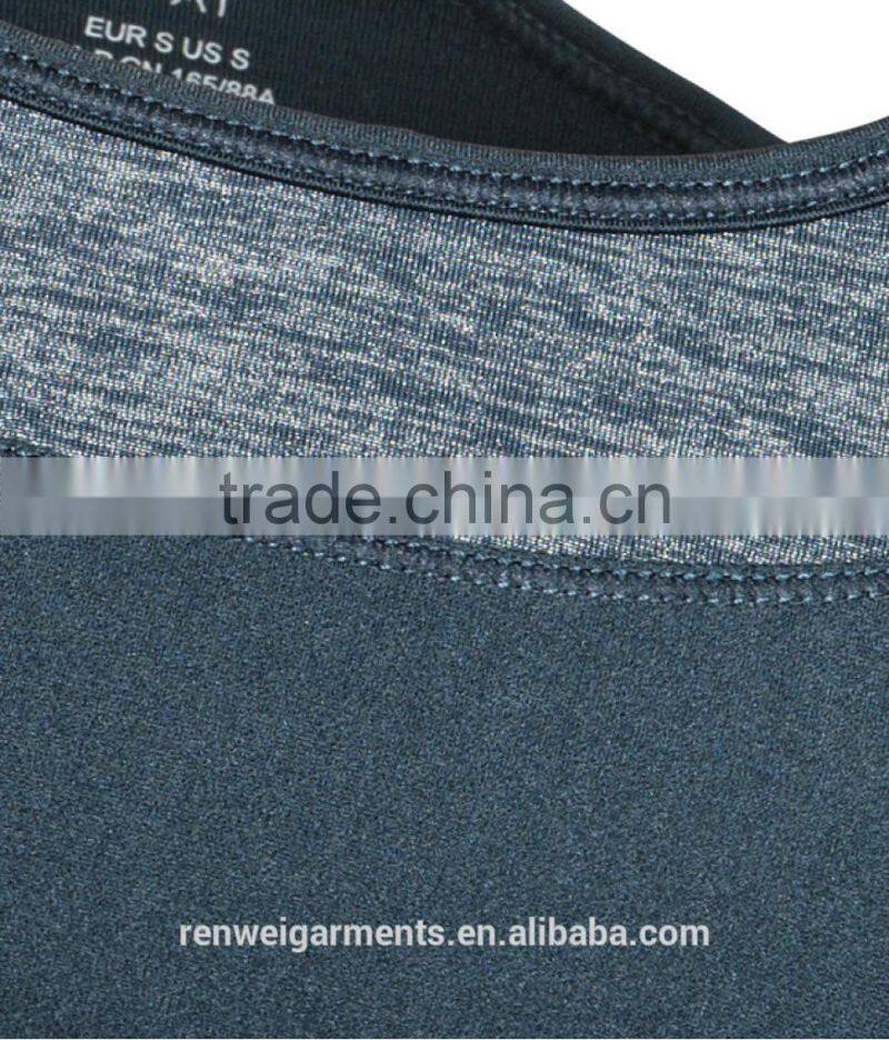 Custom breathable blank black yoga lingerie fitness sport bra woman