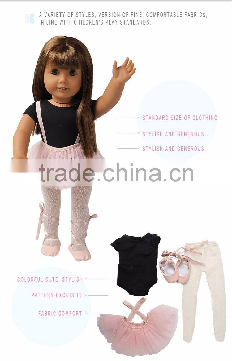 OEM 18 american girl doll white ballet skirt