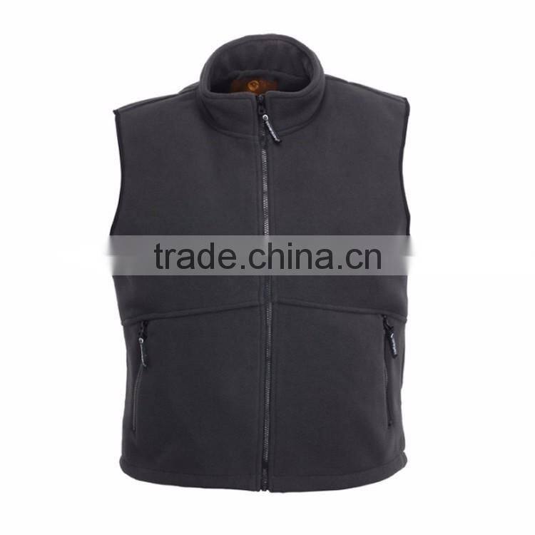 Wholesale casual waistcoat thick men polar fleece vest