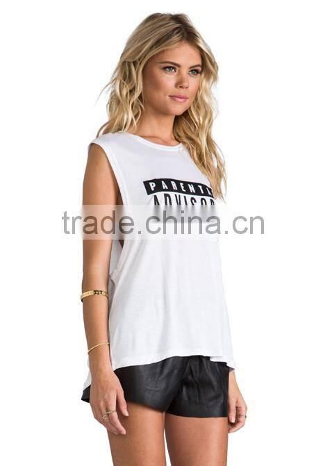 blank white tank top