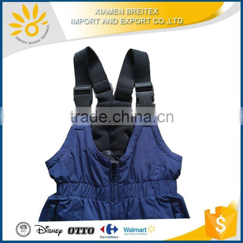unisex kids bib coverall pants/ski coverall pants