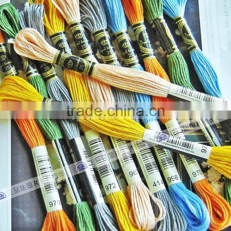 embroidery flosses 447 DMC color cotton cross stitch floss