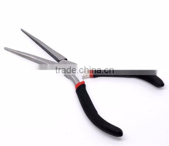 Newest Beading Jewelry Tool 15cm Flat Jewelry Making Long Nose Camp Tapered Pliers Function