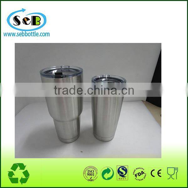 Vacuum thermos mug / double wall stainless steel tumbler / car mug