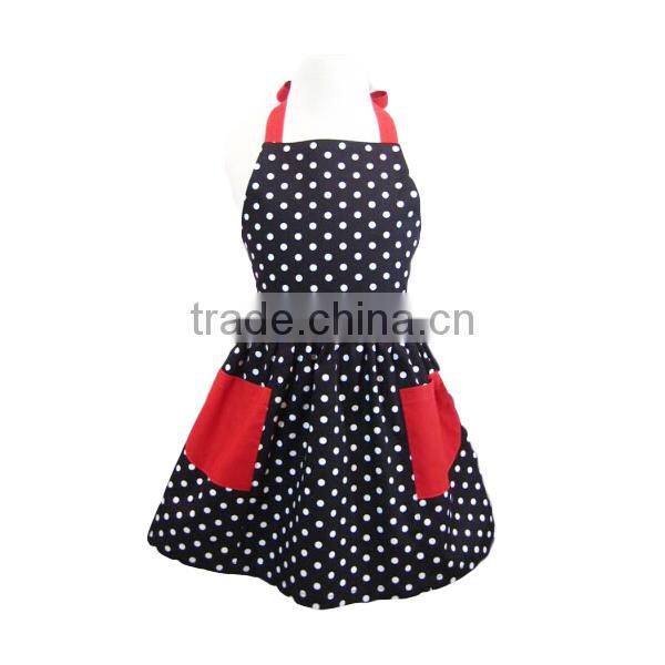 Fancy Bib Type and cotton Material fancy kitchen adult apron kitchen apron women Apron