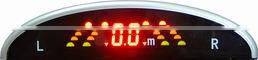CAR Assistant parking sensor with Original Flat 4 sensors and LED monitor parking system