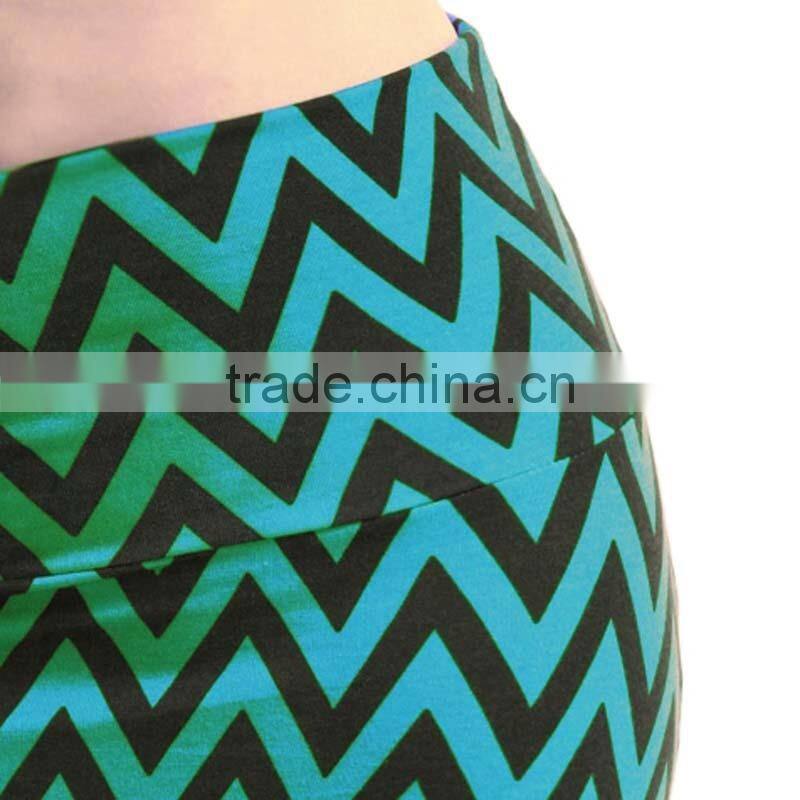 hot selling girls zig zag chevron pictures of long skirts