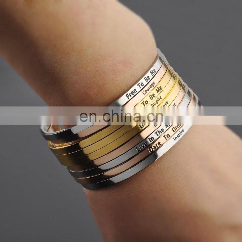 Couple bracelet creative inspired stainless steel jewelry