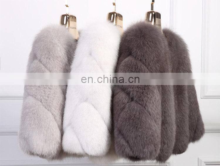 2016 New Factory Price High-Quality Cheap Fox Fur Coat Real Fur Winter Coat