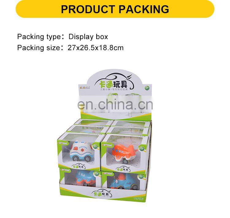 12 pcs cute friction toys car and airplane toys vehicle